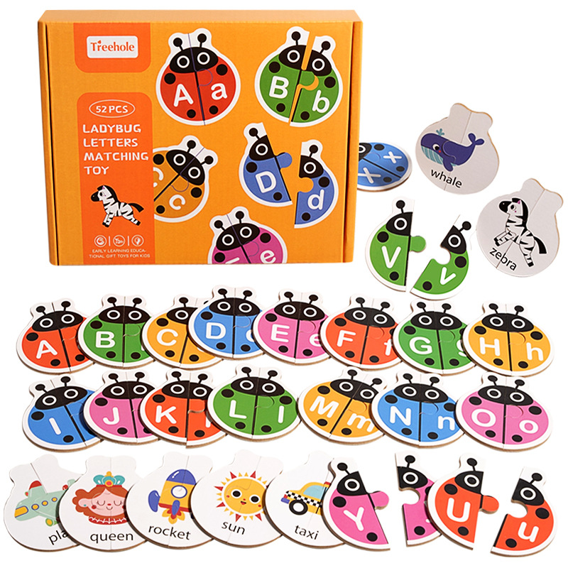 Sight Word Game - Letter Cognition Word Spelling Matching Card