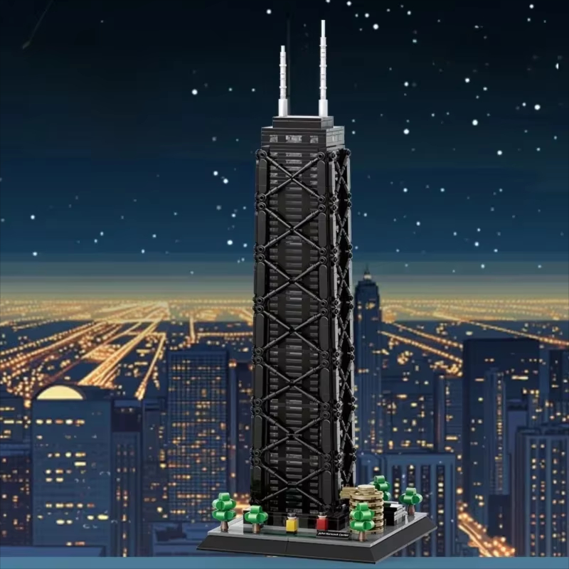 Kids Education Center - 1284pcs John Hancock Center Building Blocks