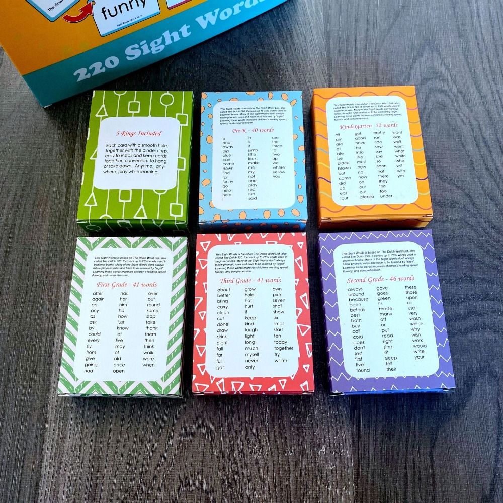 Sight Word Game - Paper Sight Word Flash Cards Word