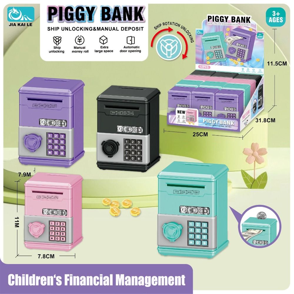 Kids Education Money - Password Children's Toy Piggy Bank Mini