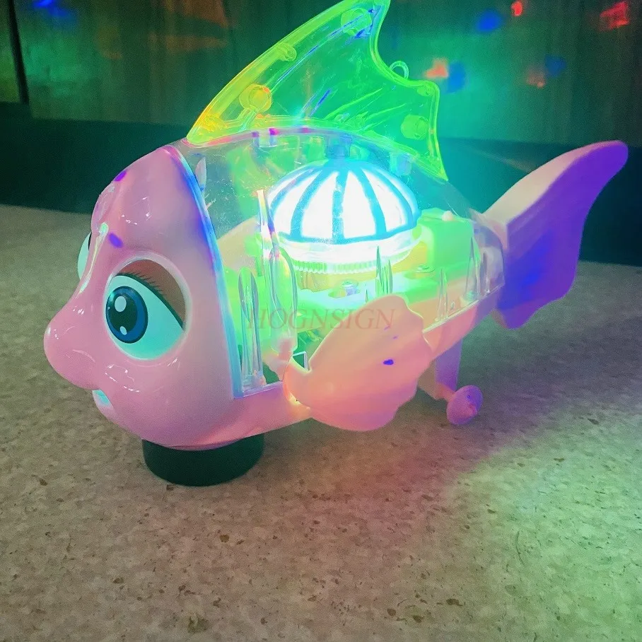 Kids Education Reels - Swimming Robotic Fish Toy - LED