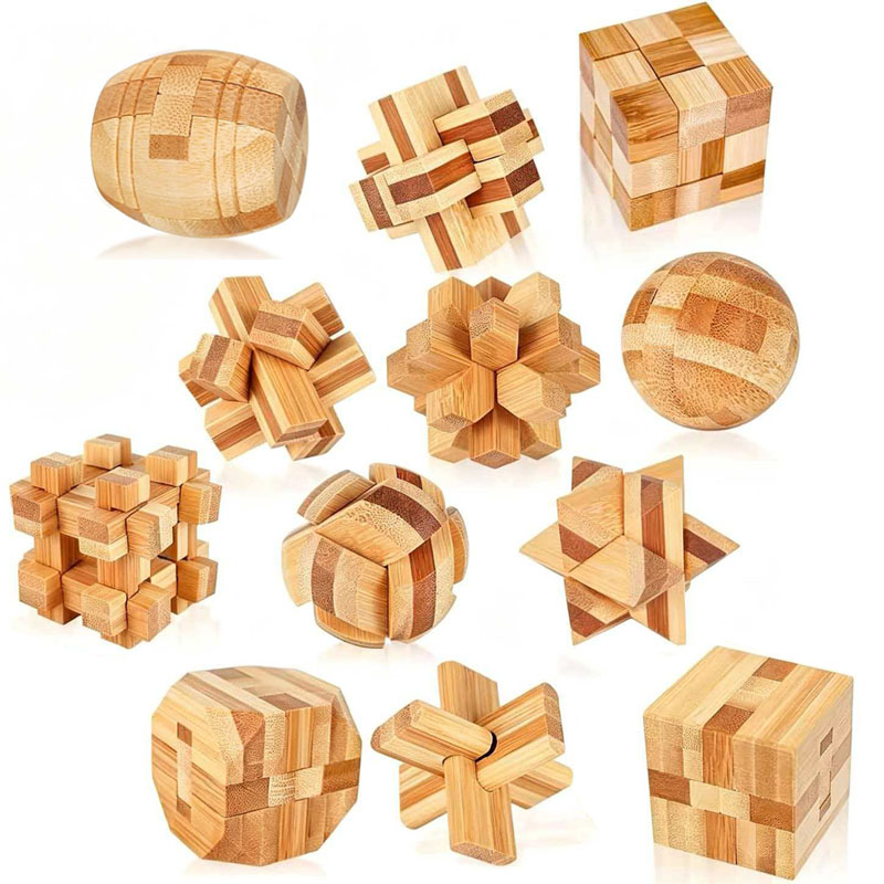 Brain Teaser Cube - NEW 4.5CM Lu Ban Lock Puzzle