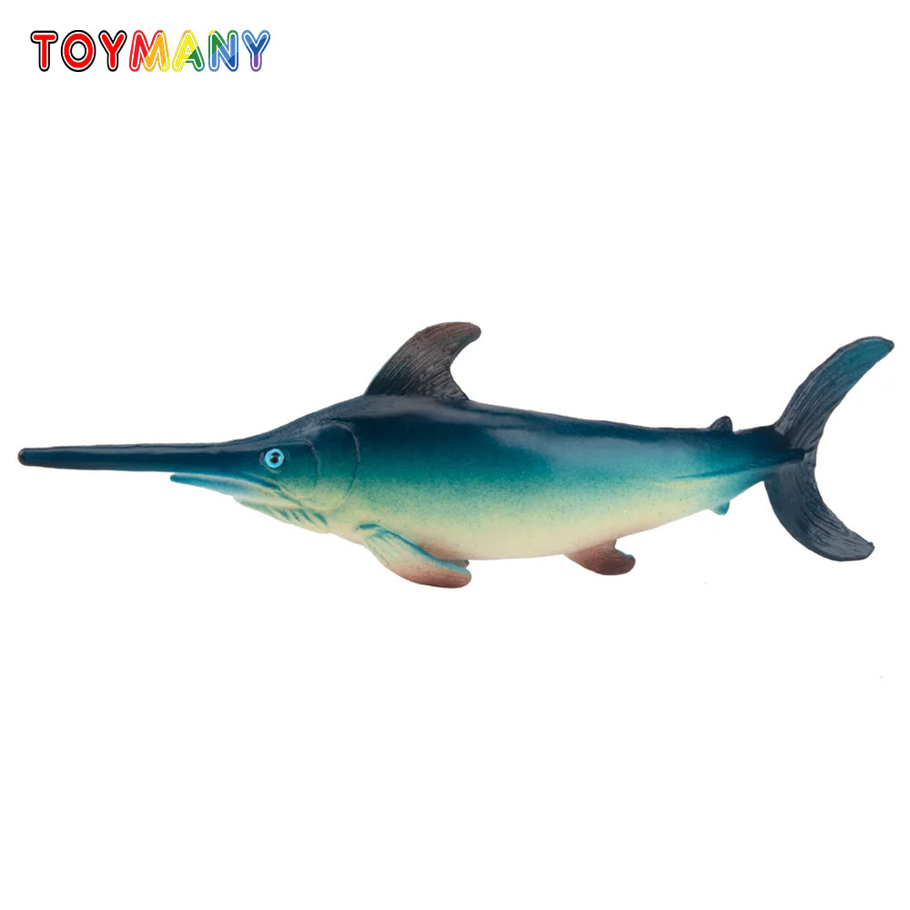 Kids Educational Game - Toymany Realistic Swordfish Ocean Animals Model