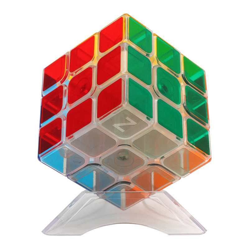 Brain Teaser Cube - Transparent Cube 3x3x3 Fast Smooth Turning