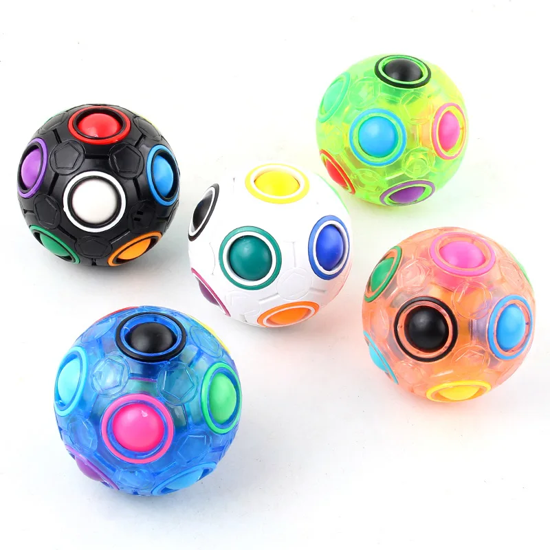 Magic Rainbow Puzzle Ball Spee - Brain Teaser Cube ulasan dan harga