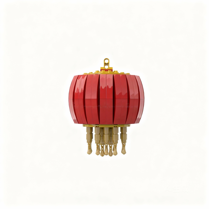 301pcs MOC Little Red Lantern  - Orchid Kids Education ulasan dan harga