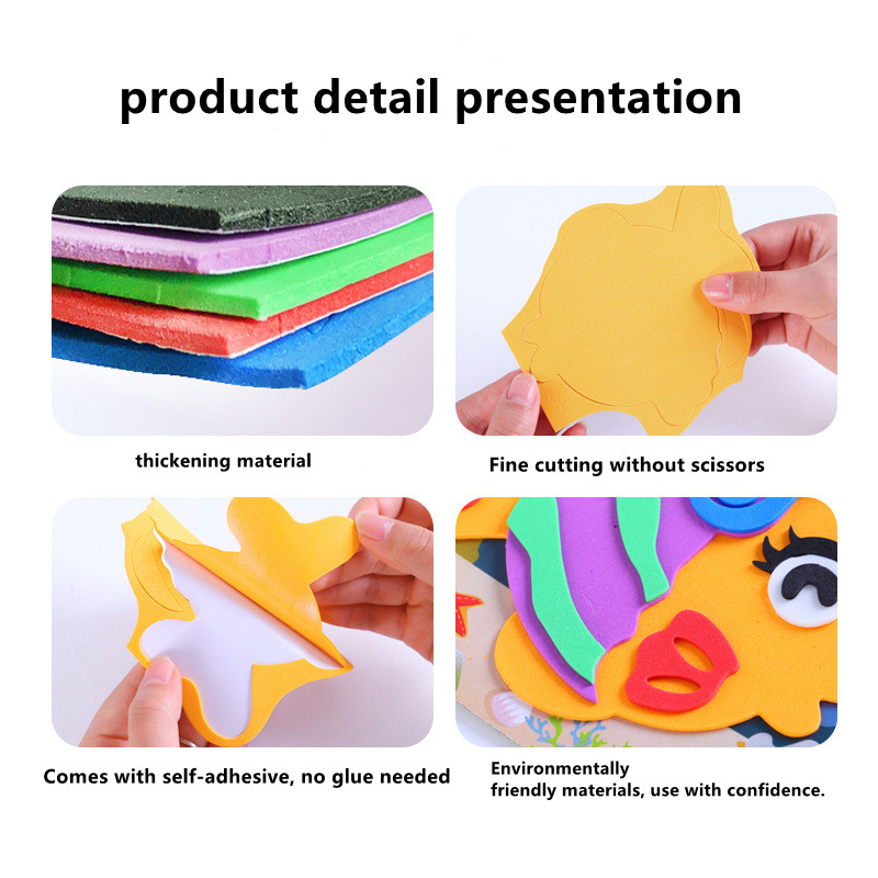 5Pcs/10Pcs/Lot Kids DIY 3D EVA - Kids Education Shows ulasan dan harga