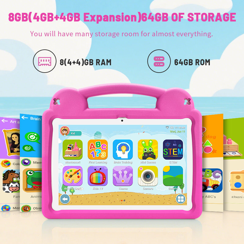 ANRY 10 Inch Children Tablet P - Kids Education Software For Pc ulasan dan harga