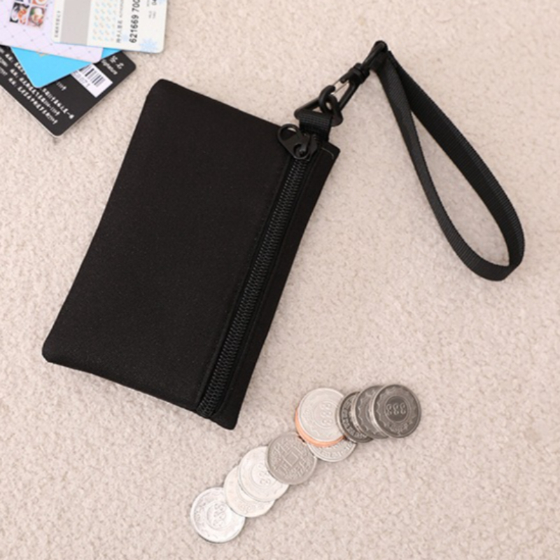 Simple Zipper Canvas Mini Coin - Kids Education Money ulasan dan harga