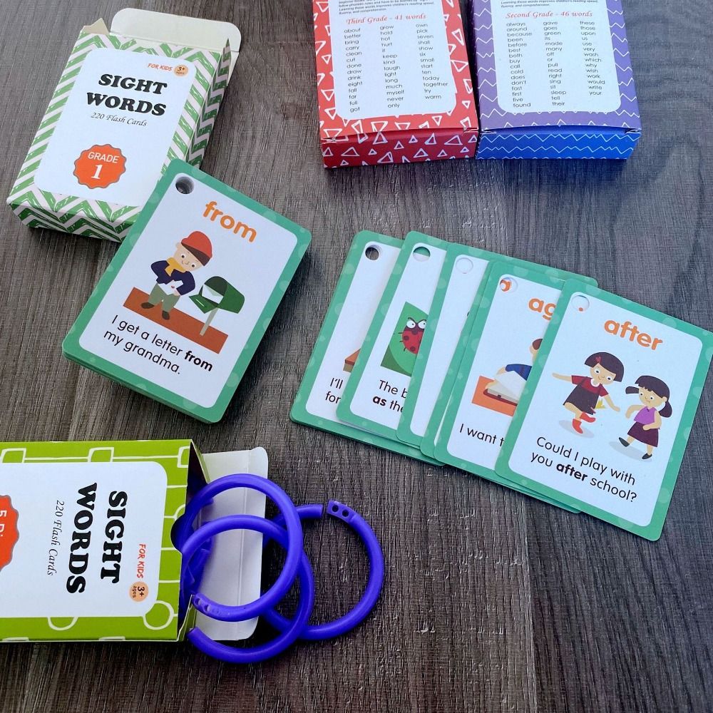 Paper Sight Word Flash Cards W - Sight Word Game ulasan dan harga