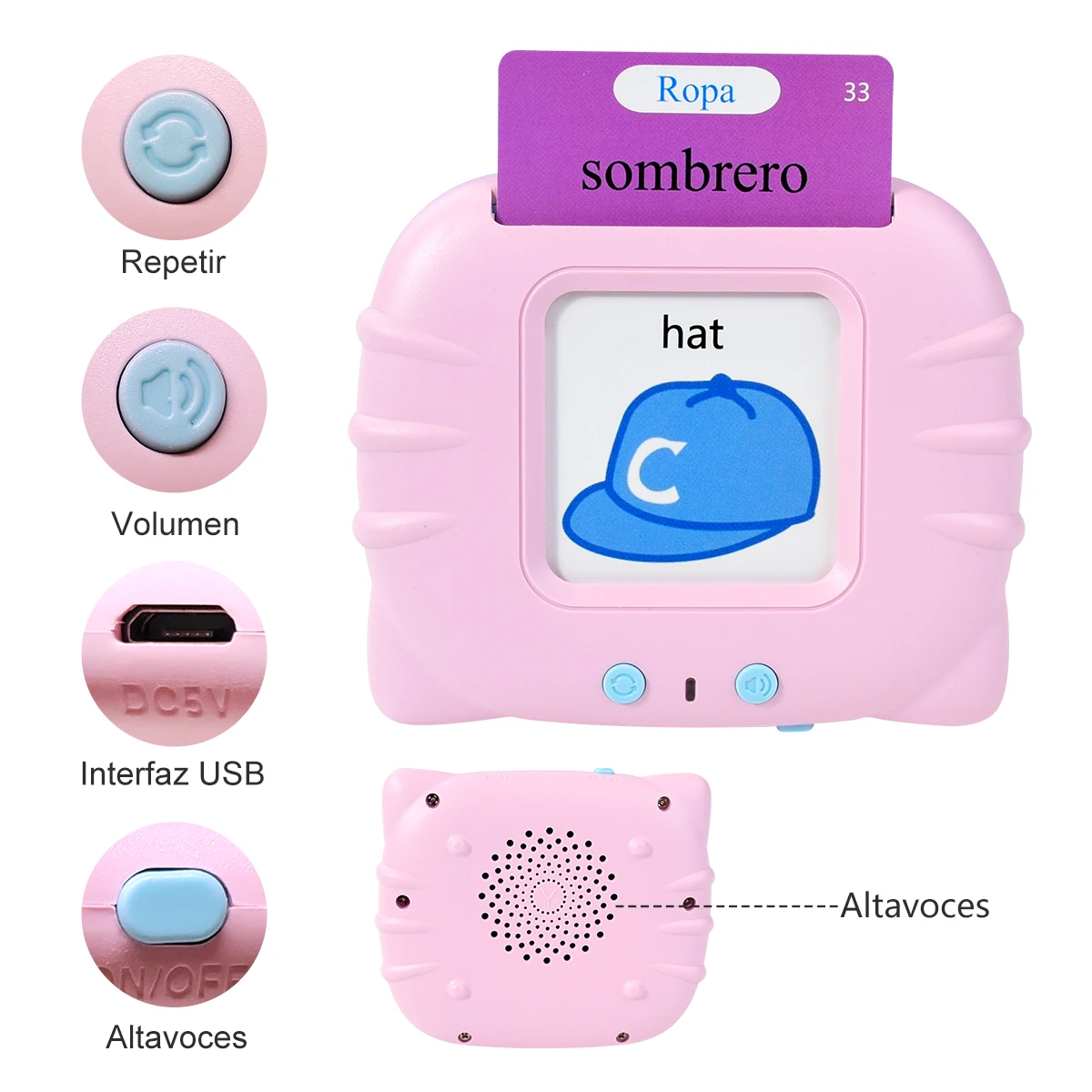 Electronic Spanish Cognitive C - Kids Education Words ulasan dan harga