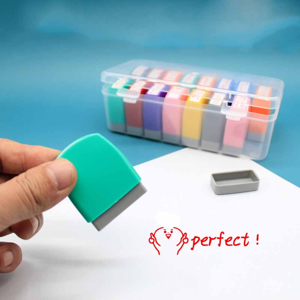 Self-ink Encouragement Stamp E - English Kids Education ulasan dan harga