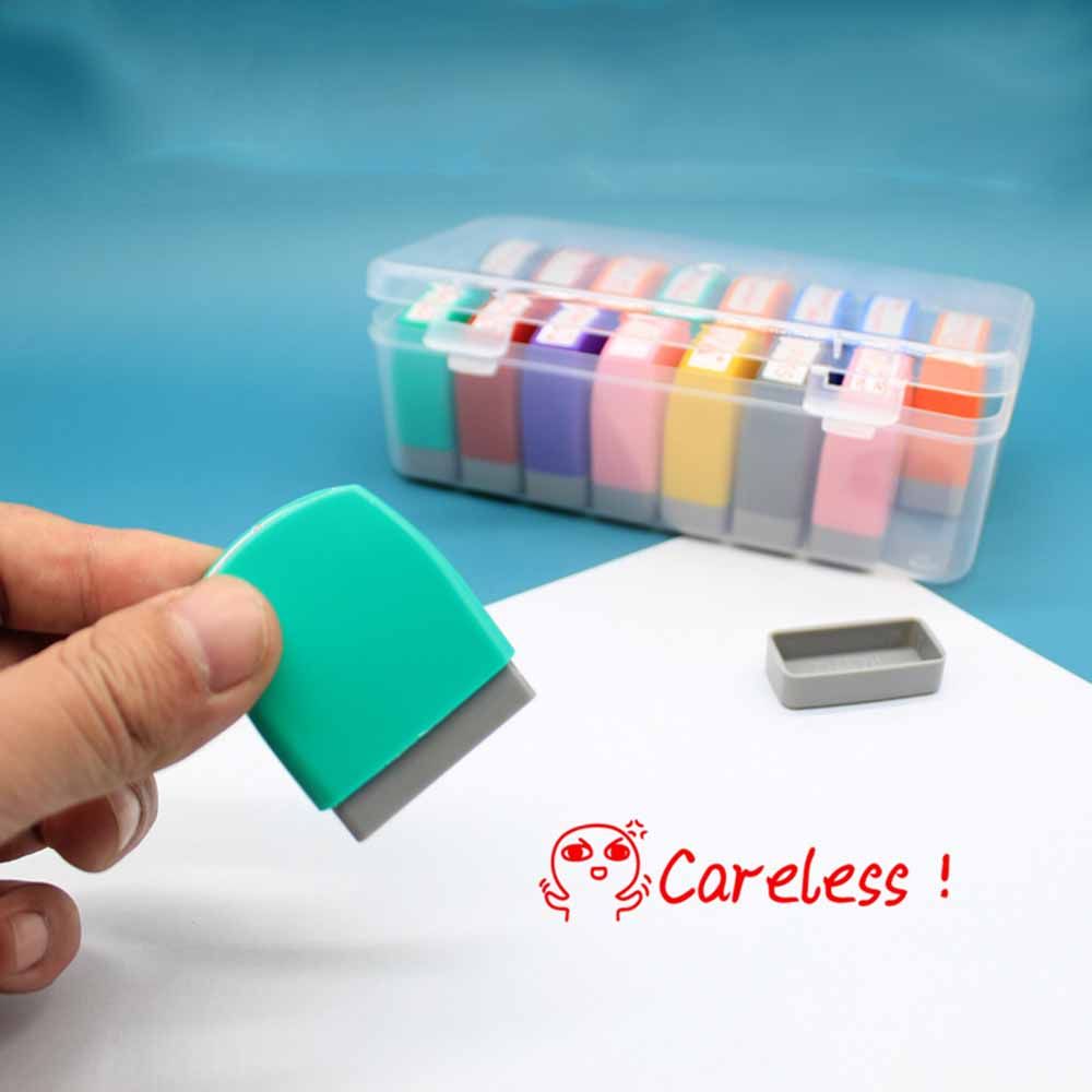 Self-ink Encouragement Stamp E - English Kids Education ulasan dan harga