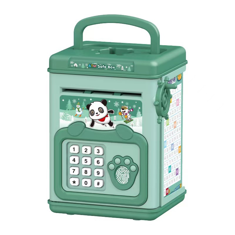 Money Box with Fingerprint Pig - Kids Education Money ulasan dan harga