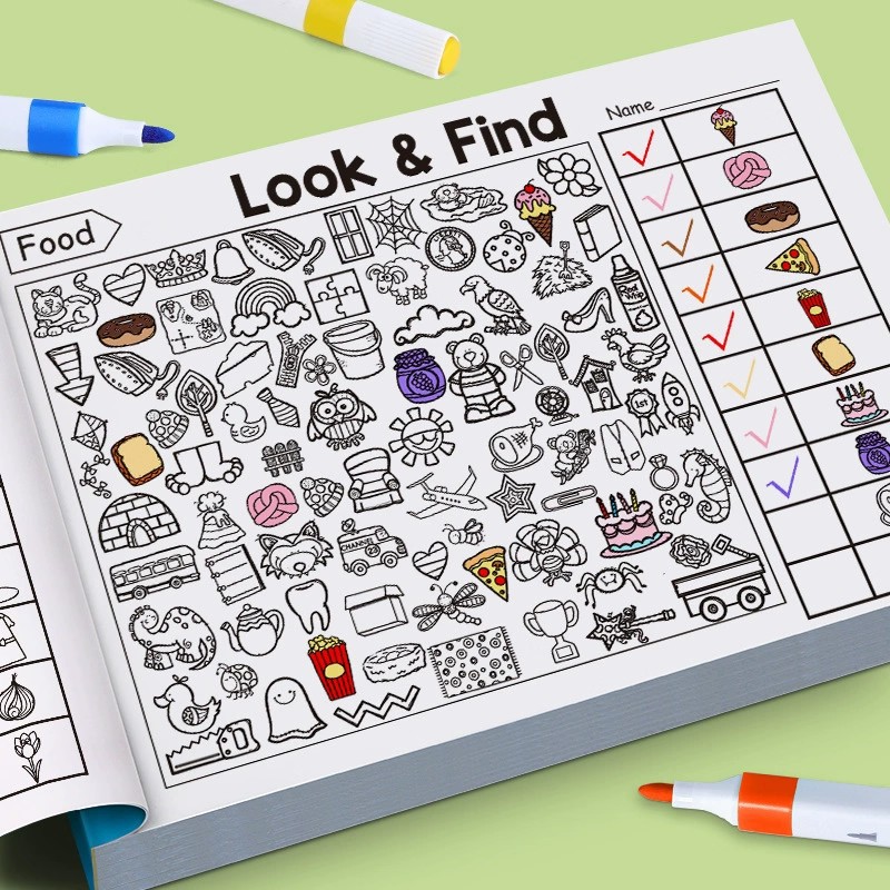 Look And Find Coloring Book fo - English Kids Education ulasan dan harga