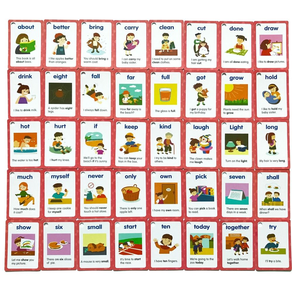 Paper Sight Word Flash Cards A - Sight Word Game ulasan dan harga