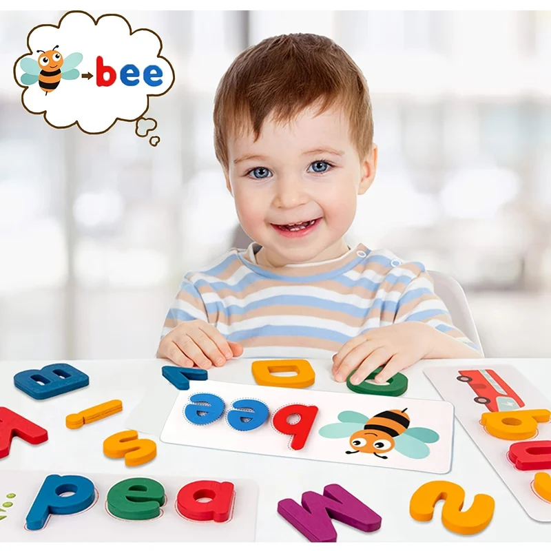 Montessori Words Toys See And  - Kids Education Words ulasan dan harga