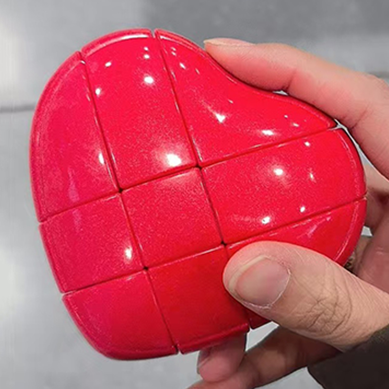 YJ Heart Shaped Speed Cubes 3X - Brain Teaser Cube ulasan dan harga