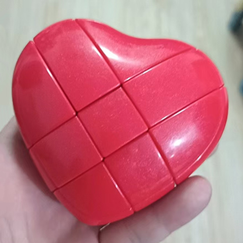 YJ Heart Shaped Speed Cubes 3X - Brain Teaser Cube ulasan dan harga