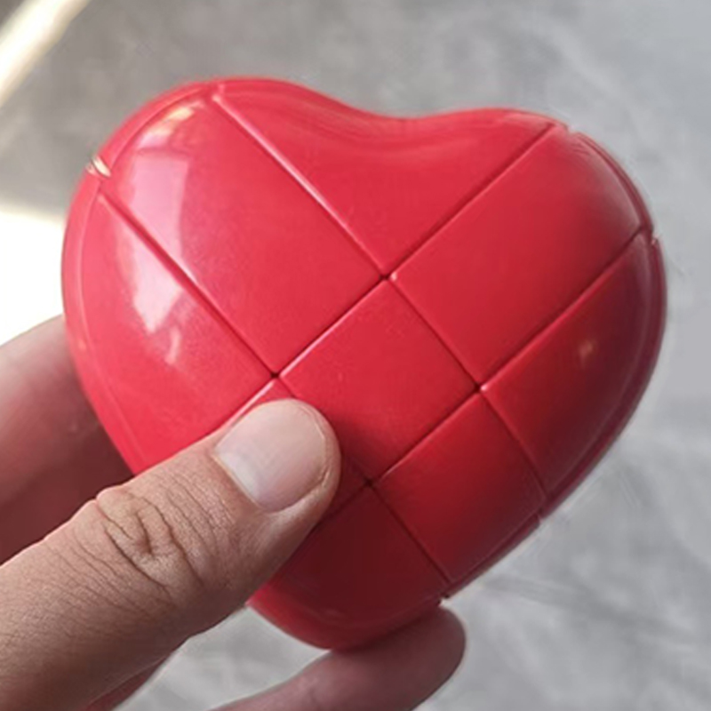YJ Heart Shaped Speed Cubes 3X - Brain Teaser Cube ulasan dan harga