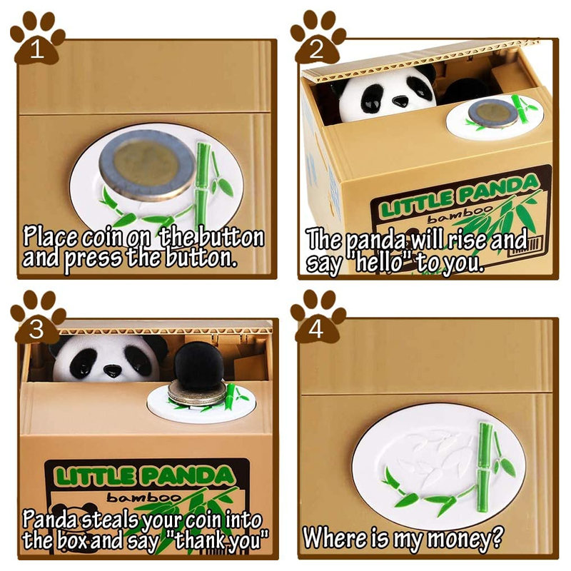 Cat Panda Stealing Coin Money  - Kids Education Money ulasan dan harga
