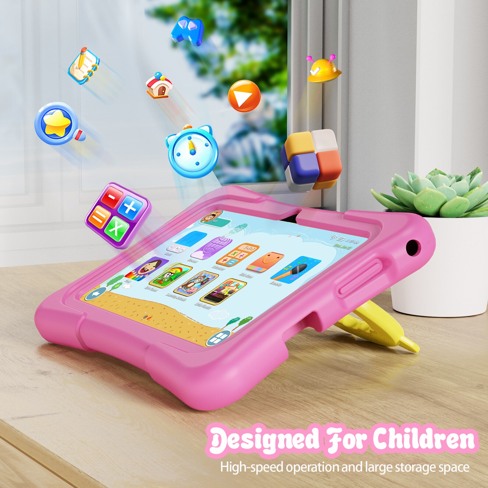 PRITOM Tablet for Kids 7 Inch  - Kids Education Software For Pc ulasan dan harga