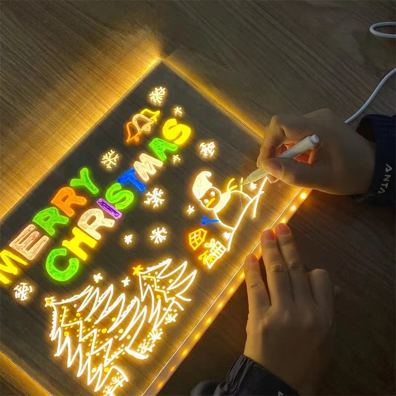 Magic Glow Kids Drawing Board: - Kids Education Age ulasan dan harga