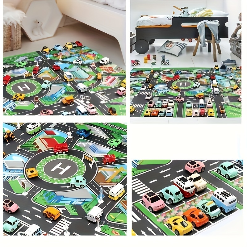 1pc, City Traffic Play Mat, La - Kids Educational Game ulasan dan harga