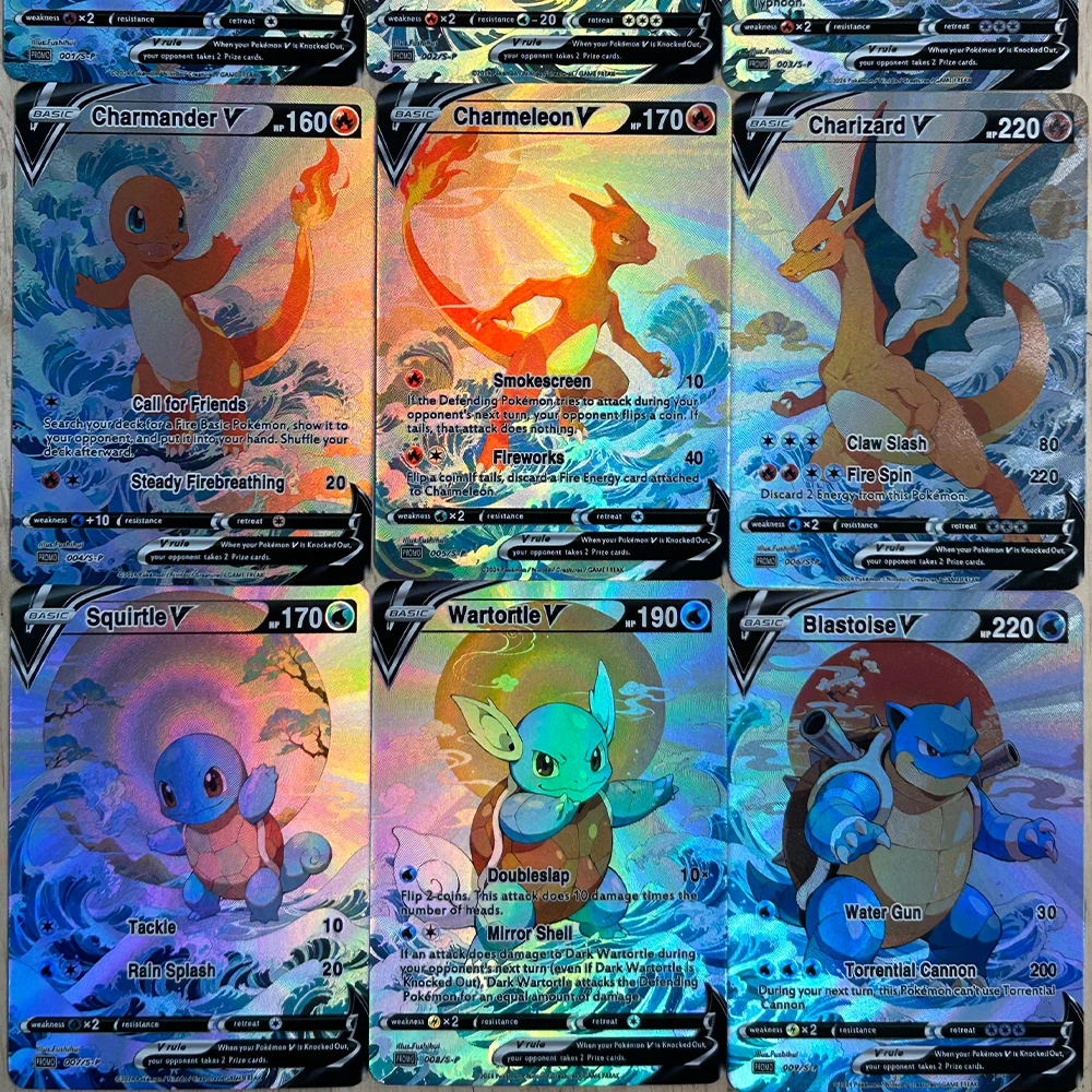 9Pcs/set DIY Anime PTCG Collec - English Kids Education ulasan dan harga