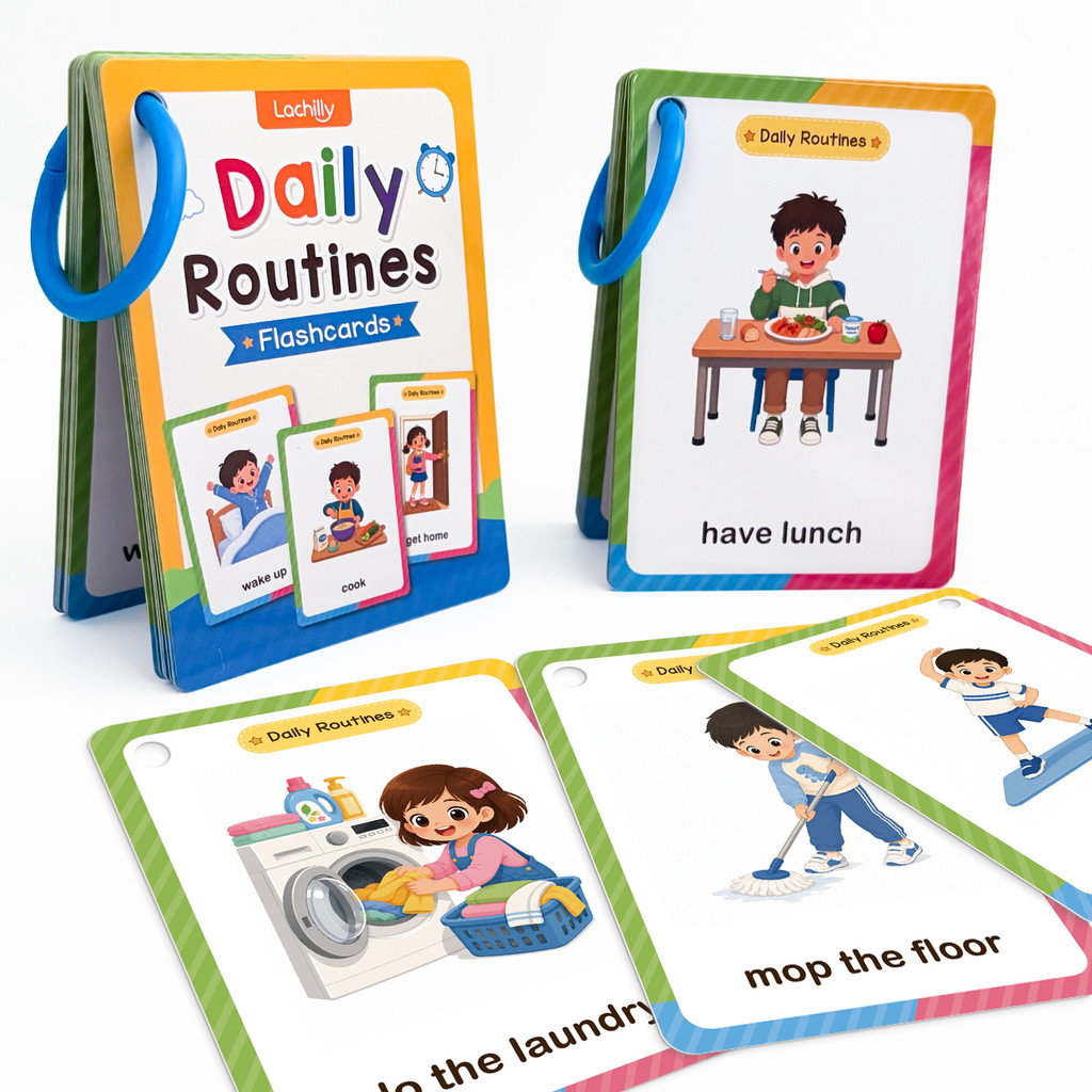 38 Words Daily Routines Learni - Kids Education Words ulasan dan harga