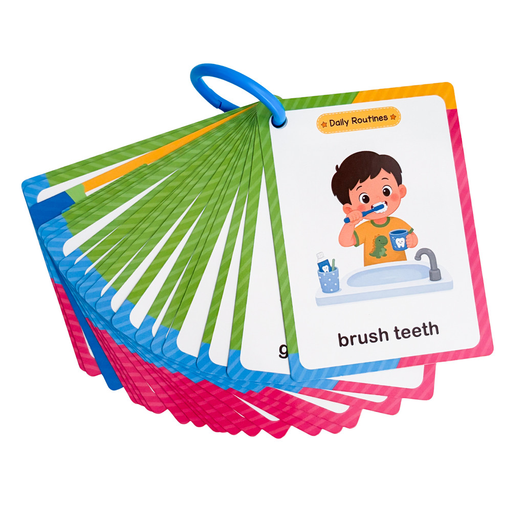 38 Words Daily Routines Learni - Kids Education Words ulasan dan harga