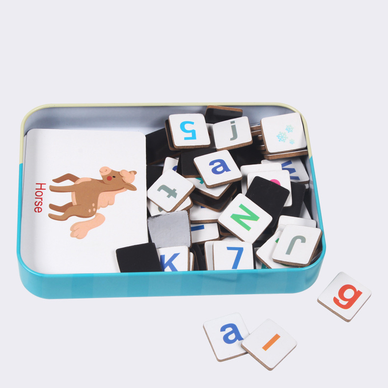 Wooden Puzzle Flash Cards Game - Kids Education Words ulasan dan harga