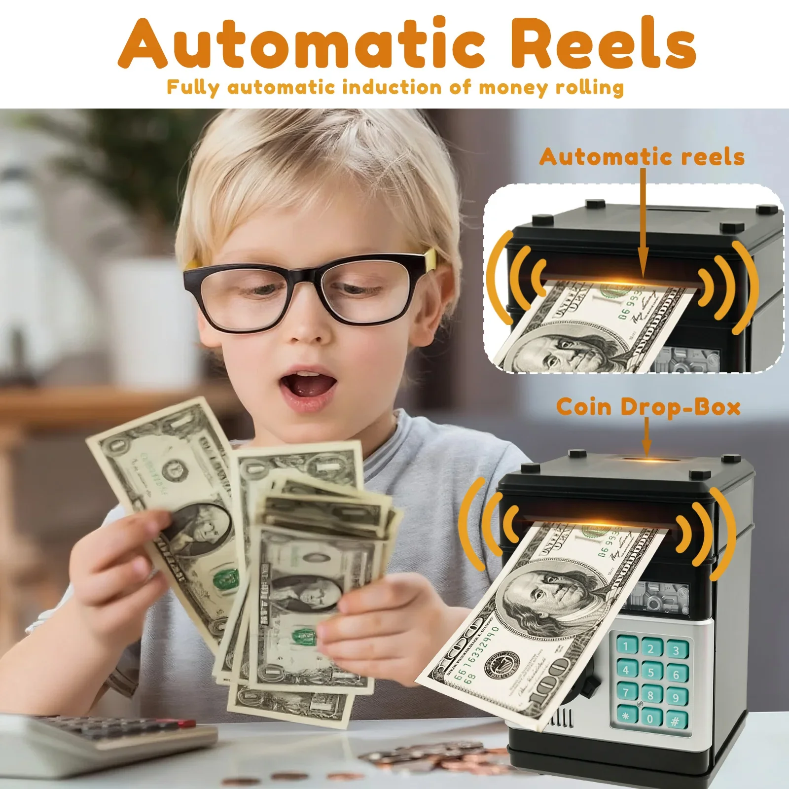 Electronic Password Money Bank - Kids Education Money ulasan dan harga