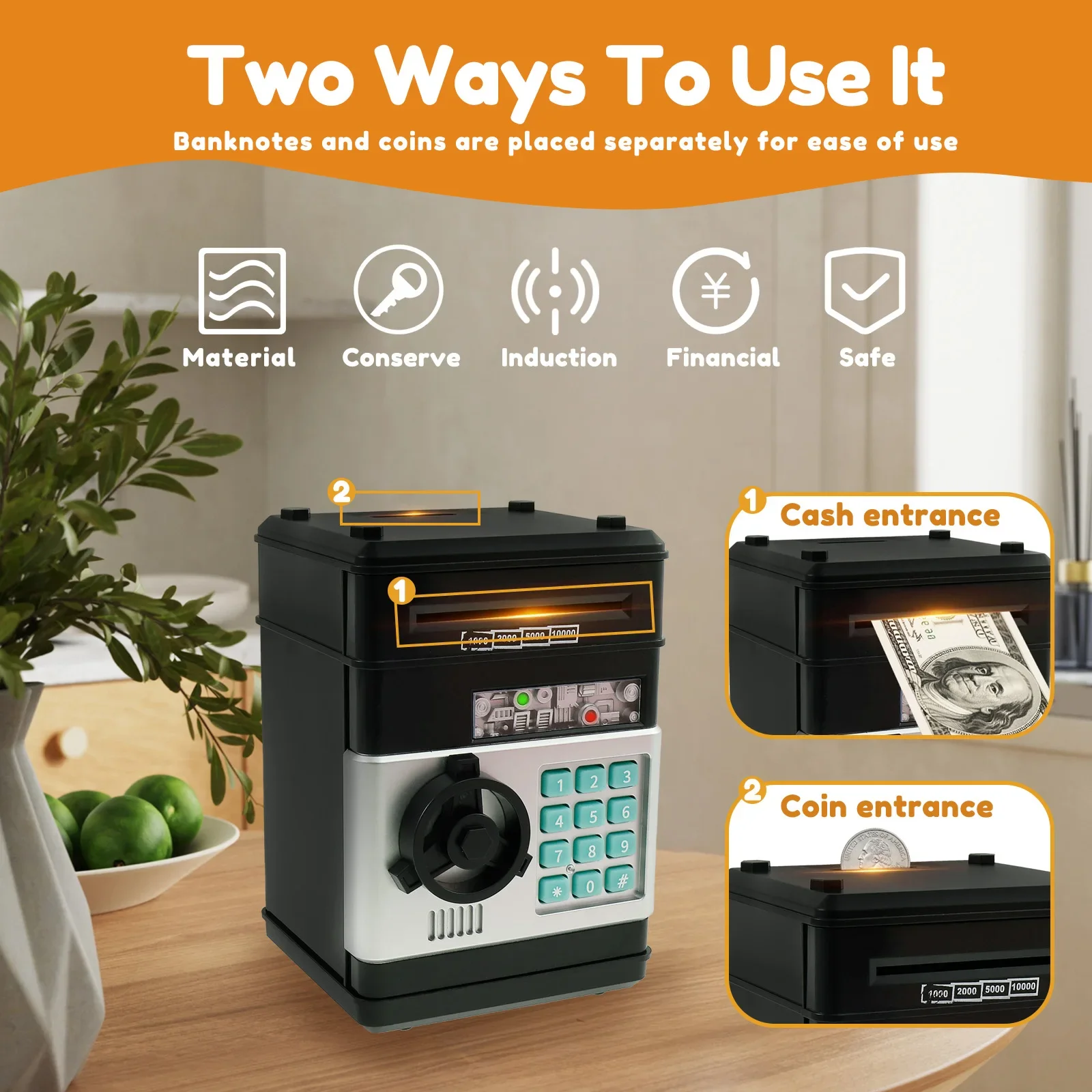 Electronic Password Money Bank - Kids Education Money ulasan dan harga