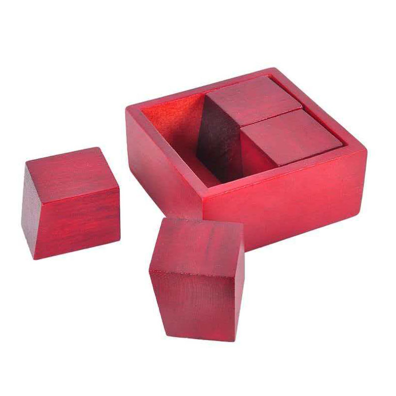 Impossible Wooden Brain Teaser - Brain Teaser Cube ulasan dan harga