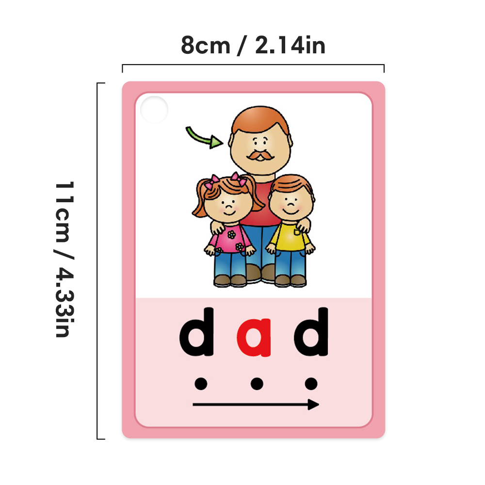 Kids CVC Words Learning Cards  - Sight Word Game ulasan dan harga