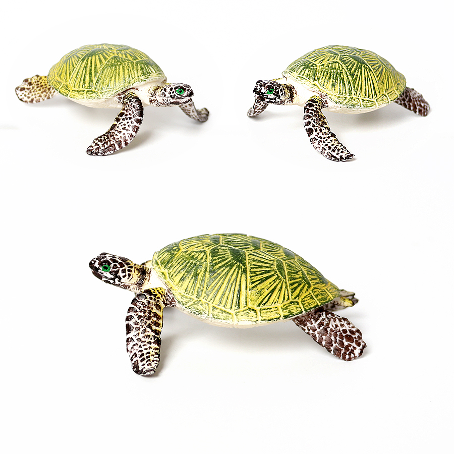 Realistic Plastic Sea Turtle L - Kids Education Shows ulasan dan harga