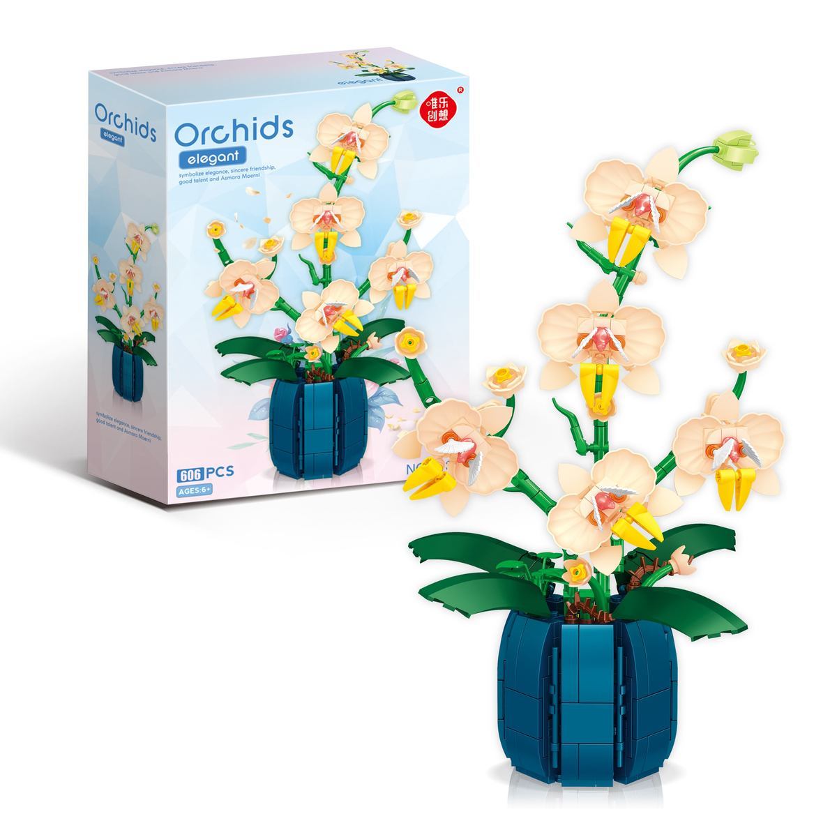 Orchid Building Blocks Flowers - Orchid Kids Education ulasan dan harga