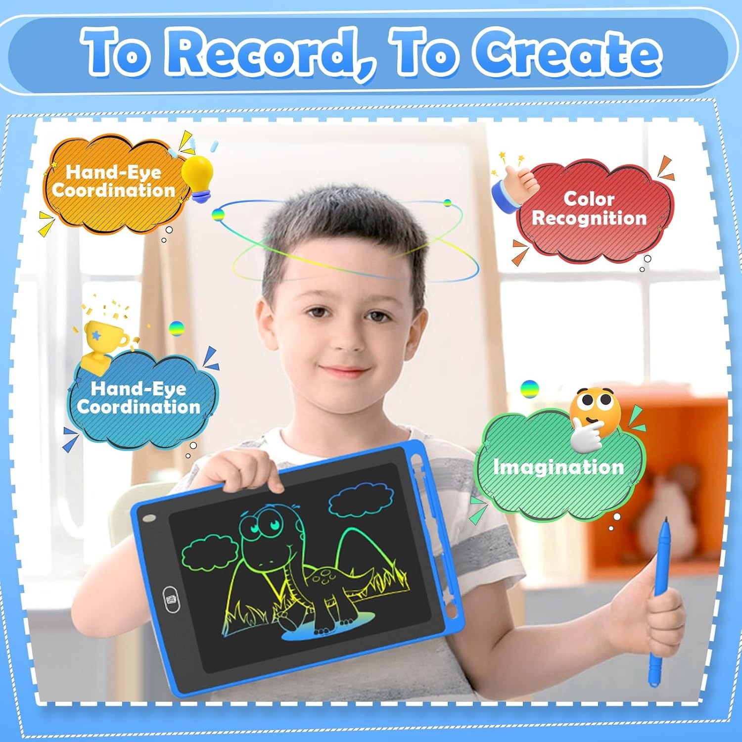 Pack LCD Writing Tablet for Ki - Kids Education Age ulasan dan harga