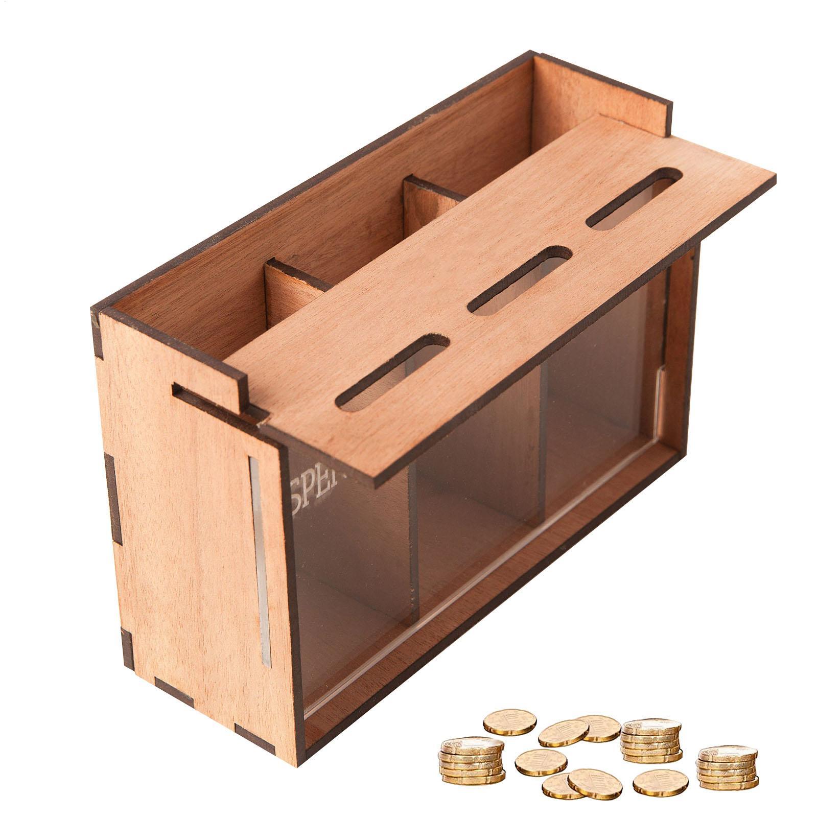 Save Money Box 3 Compartments  - Kids Education Money ulasan dan harga