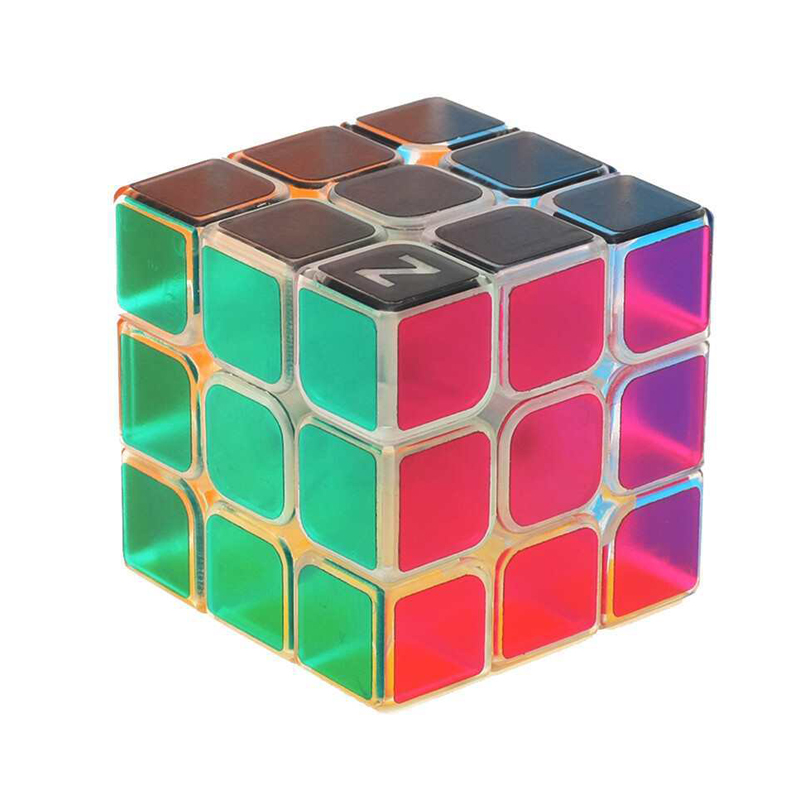 Transparent Cube 3x3x3 Fast Sm - Brain Teaser Cube ulasan dan harga