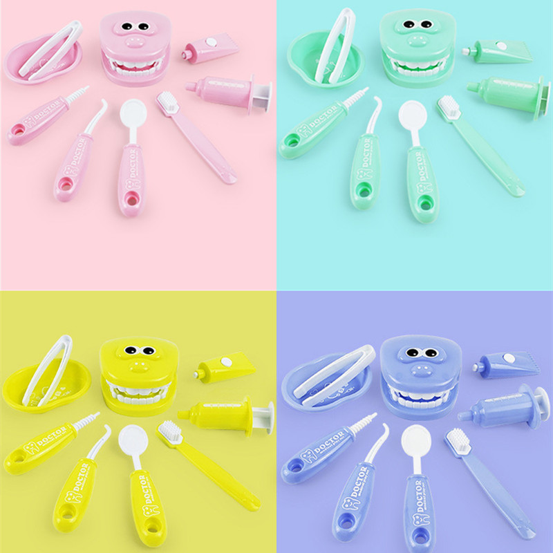 9Pcs Dental Kit Toy Dentistry  - Kids Education Shows ulasan dan harga