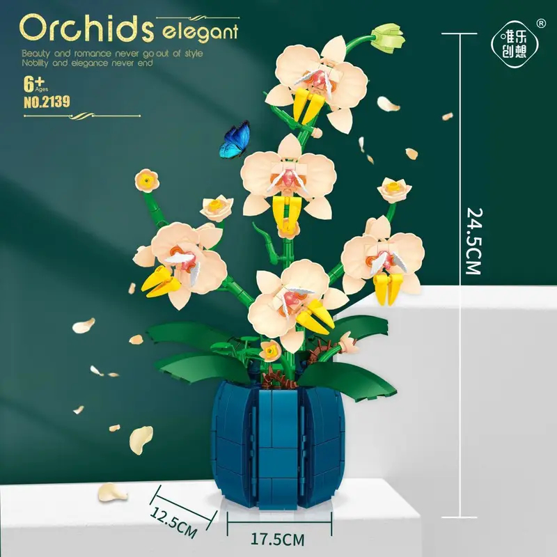 606 Pcs Orchid Building Blocks - Orchid Kids Education ulasan dan harga