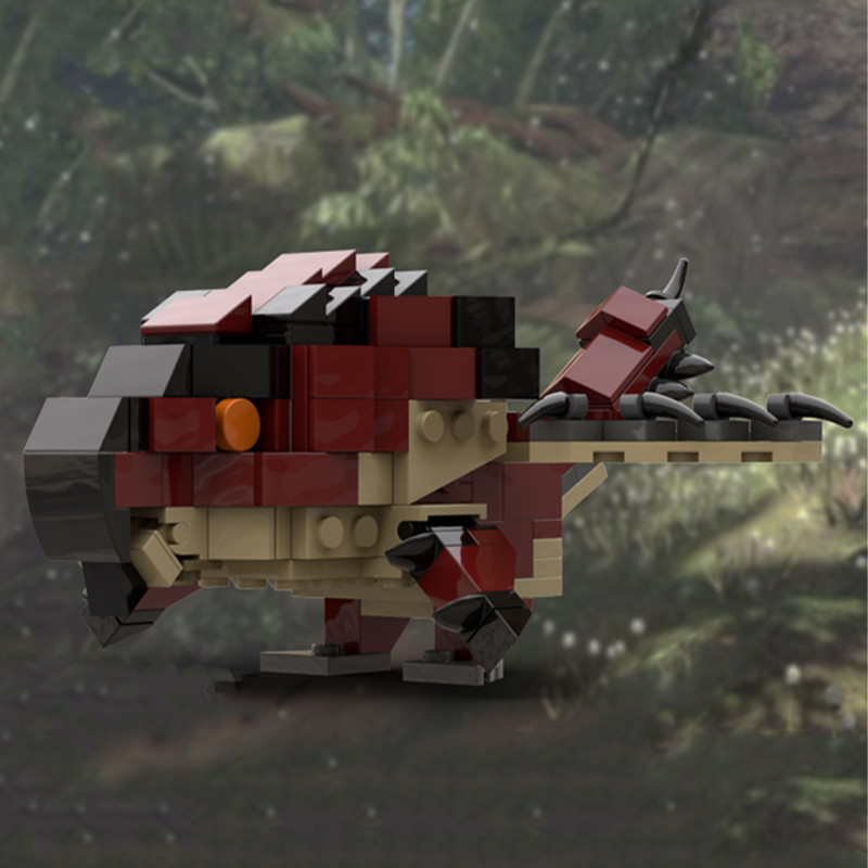 214pcs MOC Rathalos Monster Hu - Kids Hunter Education ulasan dan harga
