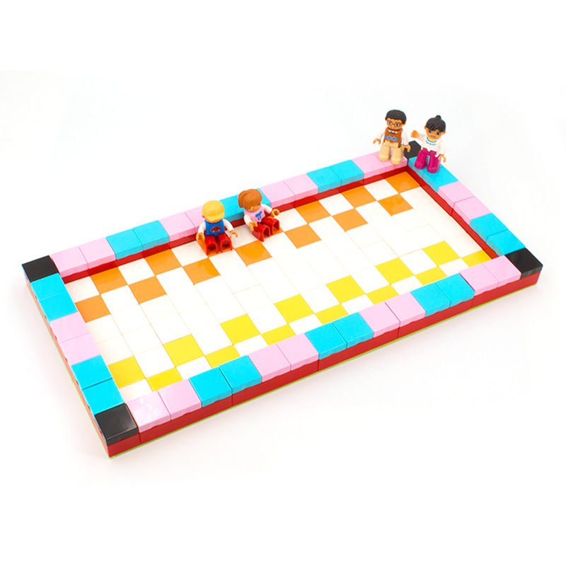 6 Pcs Big Building Blocks Acce - Kids Education Foundation ulasan dan harga