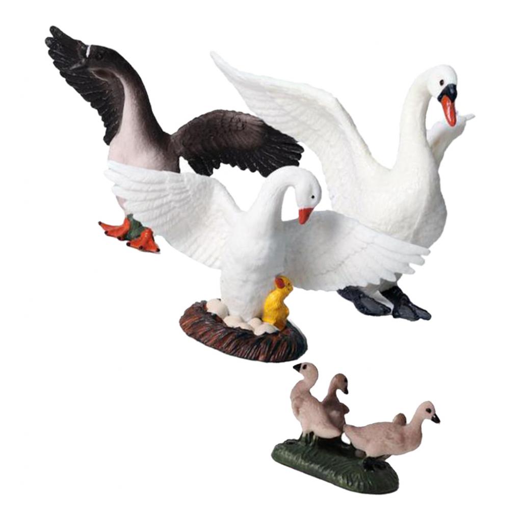 Realistic Swan Figurines Lifel - Kids Education Shows ulasan dan harga