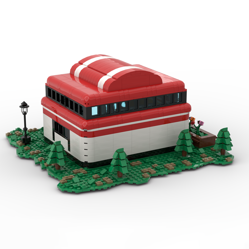 1404pcs MOC Center Pet Model B - Kids Education Center ulasan dan harga