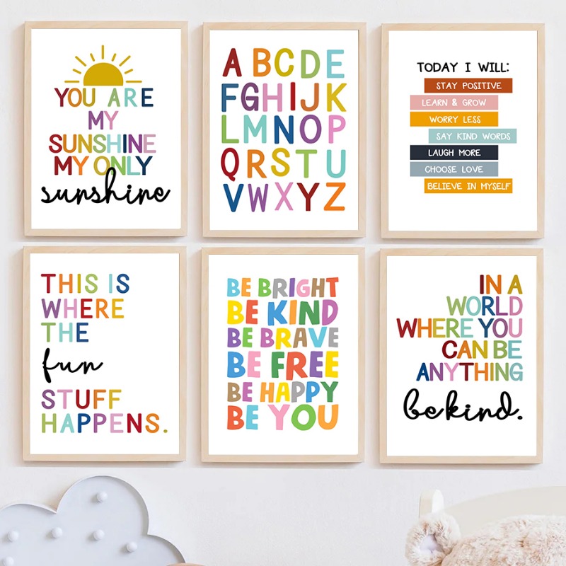 English Education Poster Alpha - English Kids Education ulasan dan harga