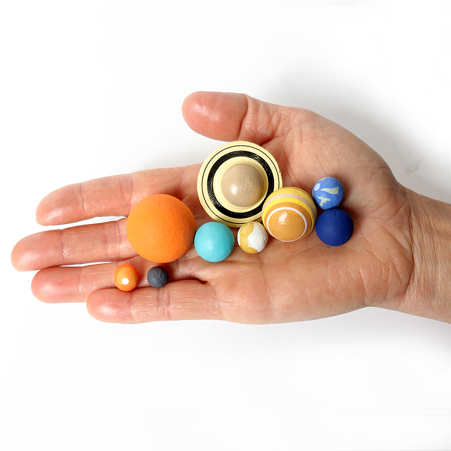 Hand-Painted Solar System Plan - Kids Education Shows ulasan dan harga